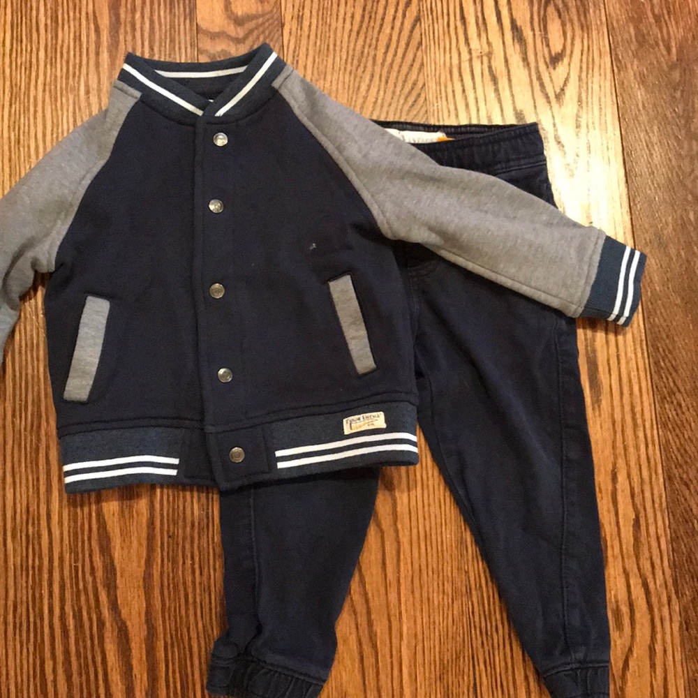 Tailor Vintage Joggers and Varsity Jacket